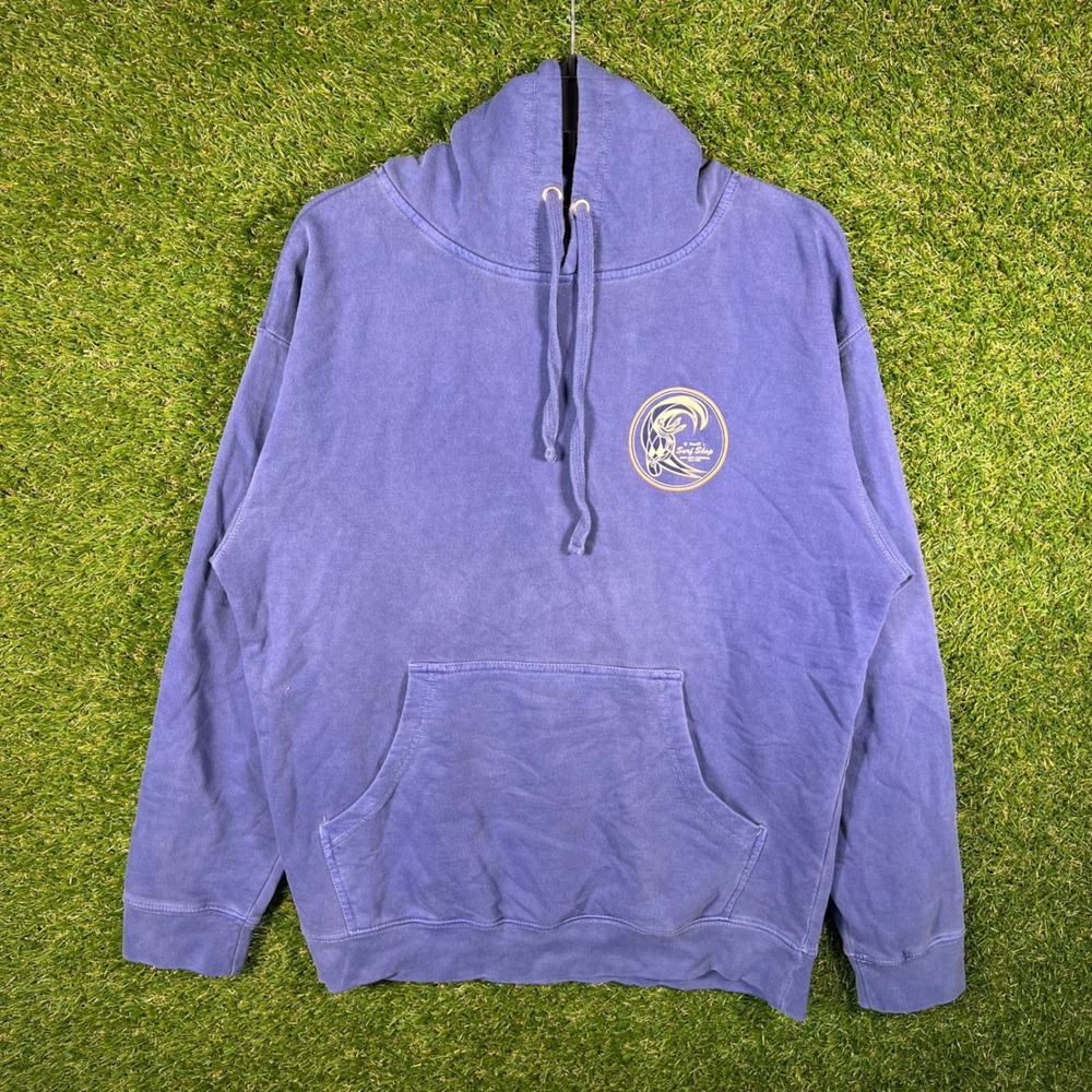 O'Neill Surf Shop Santa Cruz Hoodie‎ Purple Graphic Pullover Mens Medium